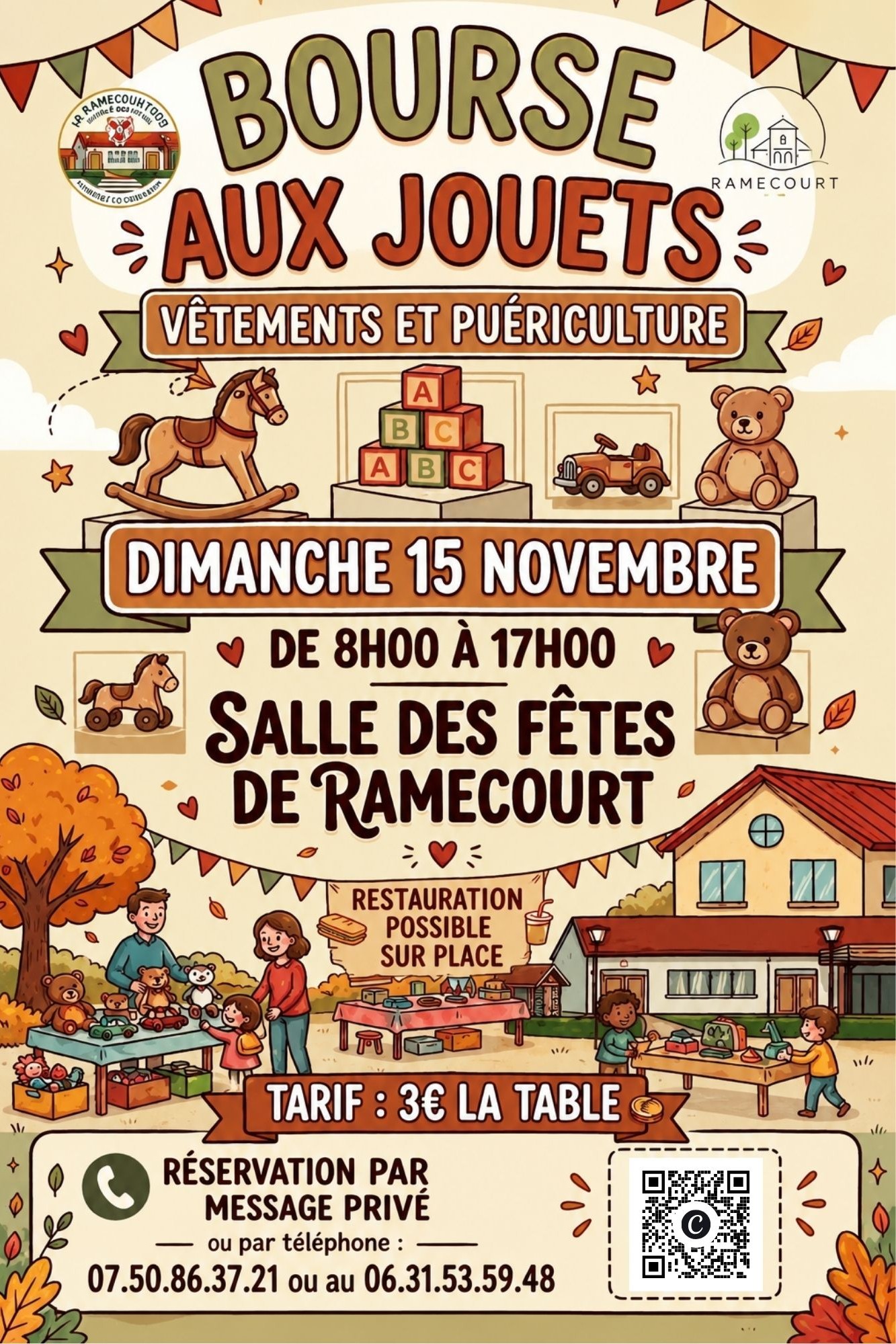 Affiche — Bourse aux jouets 2026