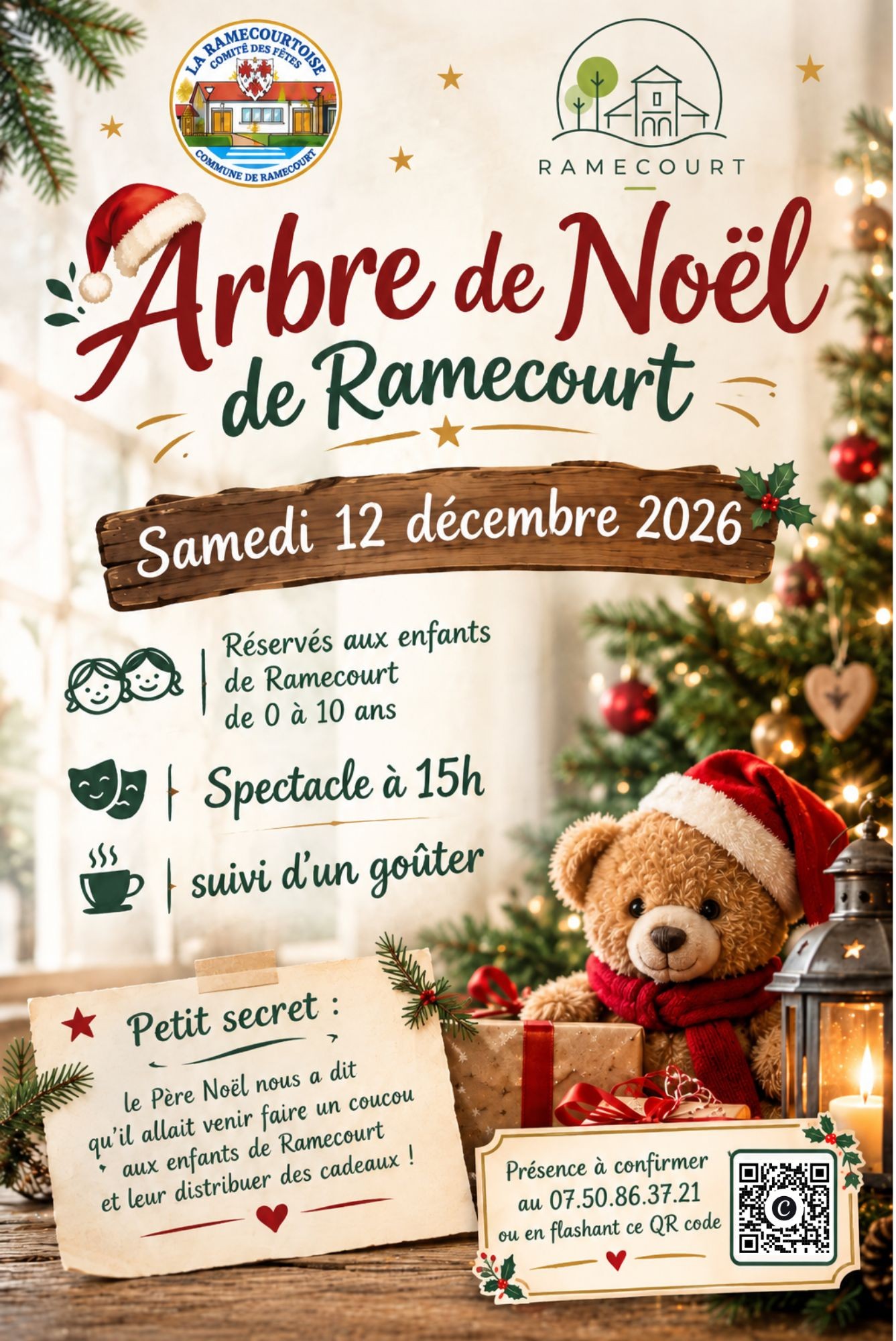 Affiche — Arbre de Noël 2026